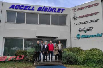 Yalçınkaya'dan Accel Bisiklet ve Shimano'ya teşekkür ziyareti