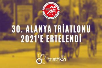 30. Alanya Triatlonu 2021'e ertelendi