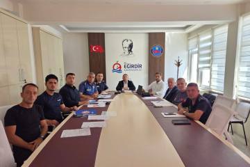 Eğirdir Triatlonu Koordinasyon Toplantısı yapıldı