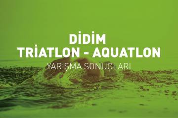 Didim Triatlonu yarışma sonuçları (2019)