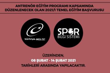 GSB Antrenör Temel Eğitim başvuruları 8 Şubat'ta başlıyor